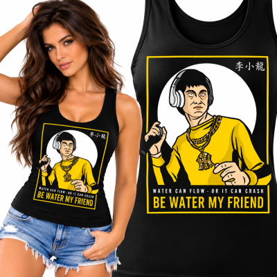 TANK TOP ŚMIESZNY BRUCE LEE RAPER